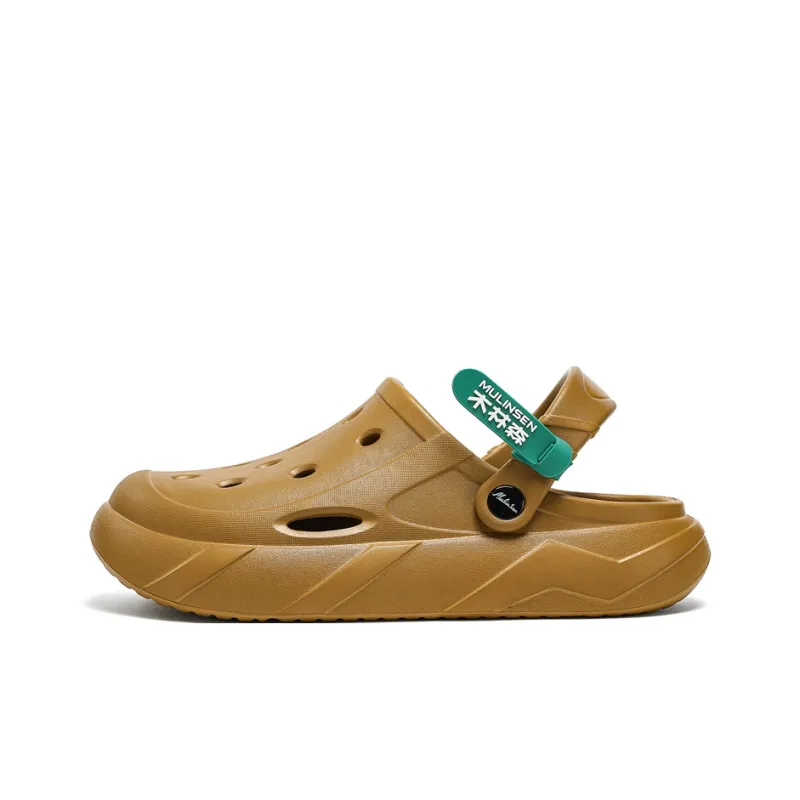 Mulinsen Summer Breathable, Fashion Trend Classic Casual Outdoor, Dual Purpose Slippers Clogs Men's-12