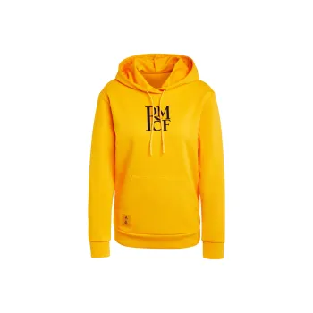 Adidas REAL MADRID DOUBLEKNIT HOODIE Sweatshirt Women's Yellow