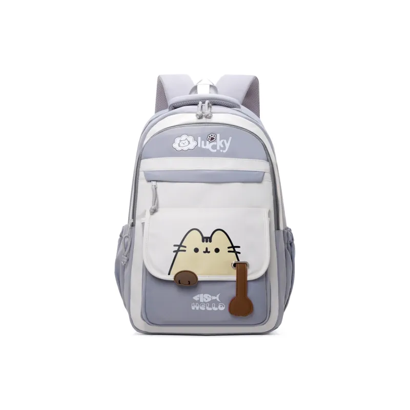 Three Ducklings Oxford Backpack Regular Women's Black/Pink/Green/Violet/Light Gray-10