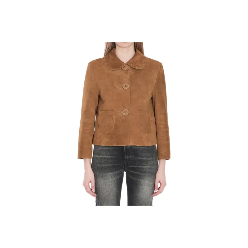 CELINE Jacket In Suede-0