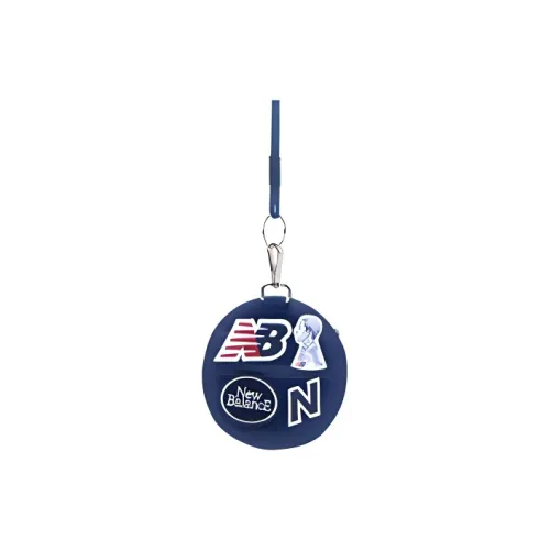 New Balance ANB Collaboration Fabric Shoulder Bag, Crossbody Bag Regular Unisex Navy Blue