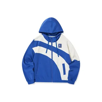 QIAODAN Sweatshirt Women's Tranquil Blue/Cream White