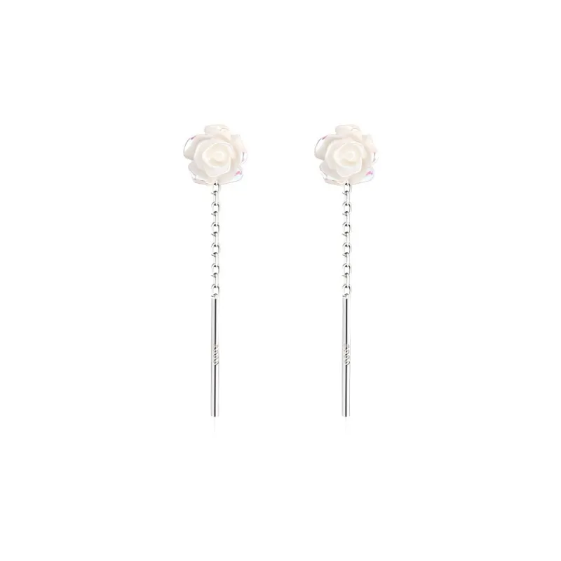 Daisy Dream 999 Fine Silver Earrings Women's-0