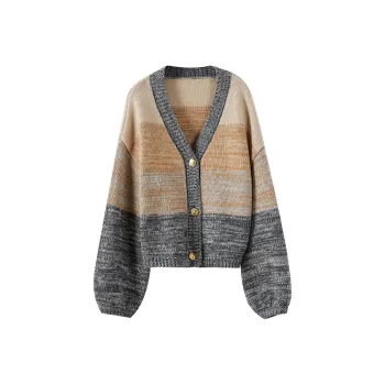 NancyCavally Knitwear Women's Orange & Gray