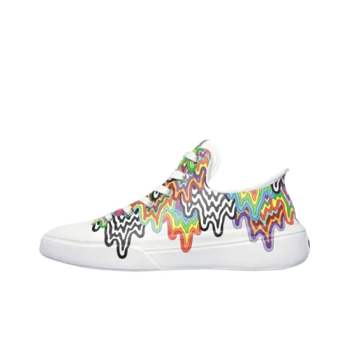 Snoop Dogg X Jen Stark x Skechers Slip ins Slip Resistant Low Top Skateboard Shoes Men's White