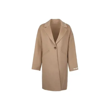 I BLUES Coats Women's Khaki