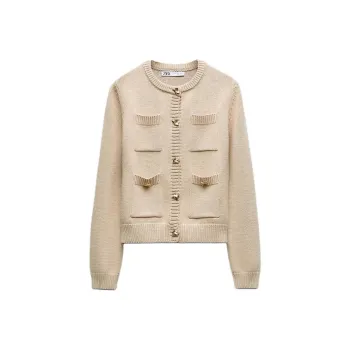 ZARA Knitwear Women's Beige