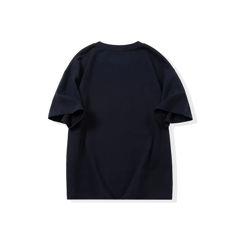 GY.VG T Shirts Unisex Navy Blue-1