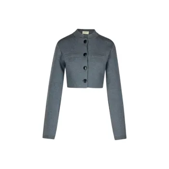 KHAITE Ello Knit Cropped Jacket