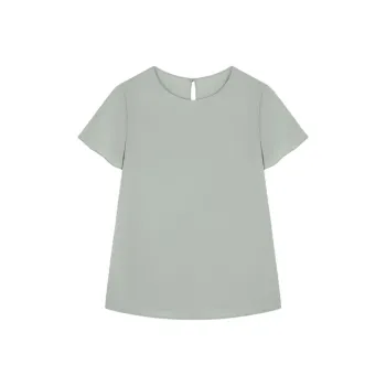 Mo Han Yi Mei Shirt Women's Aqua Green