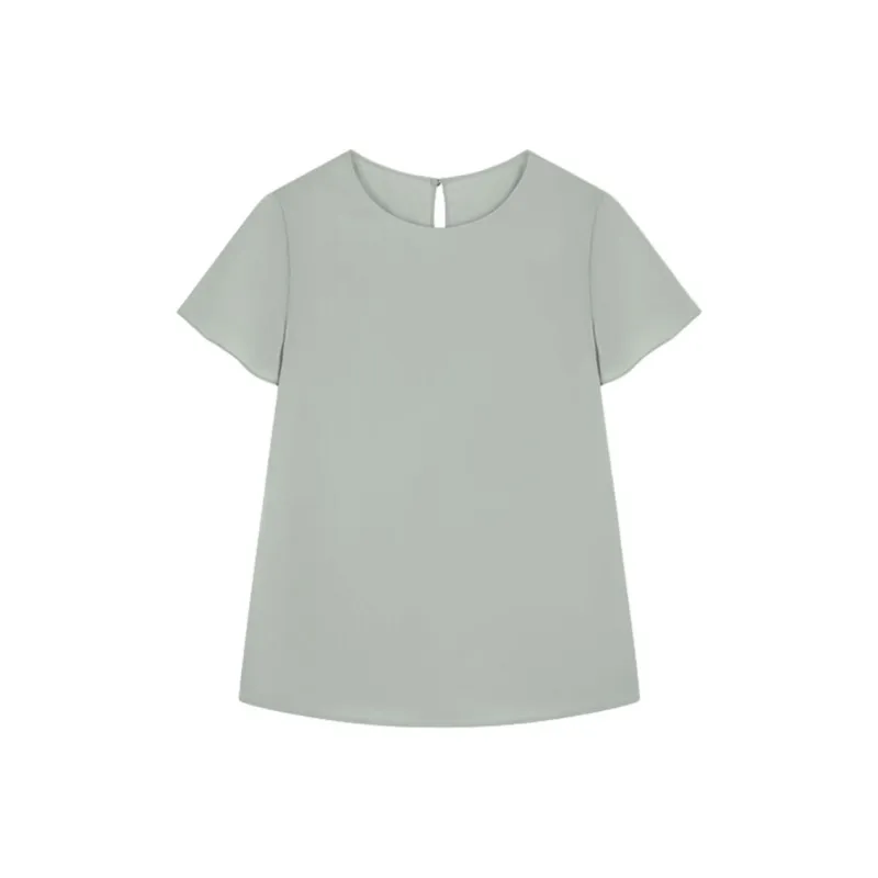 Mo Han Yi Mei Shirt Women's Aqua Green-0