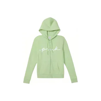 Victoria's Secret PINK Sweatshirt Women's Light Green Logo