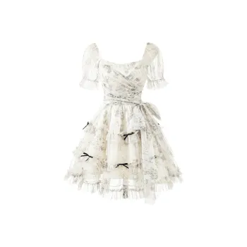 KUNZHUDAXIANG Short Sleeved Dress Women's