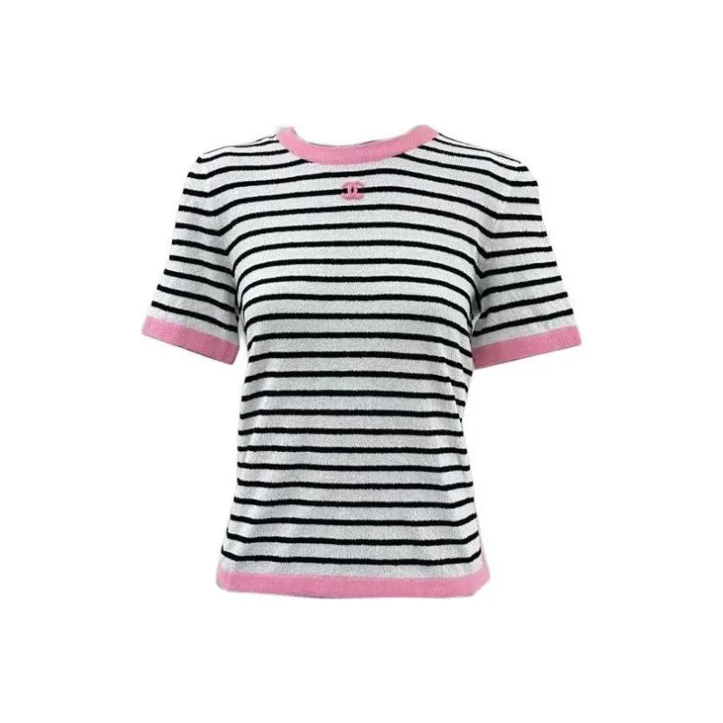 CHANEL 24 Spring And Summer New Arrivals 24P Knitwear Women's Black-0