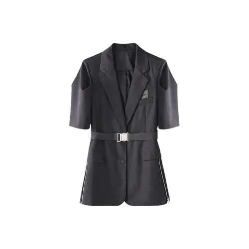 MITUAN Business Suits Women's Gray