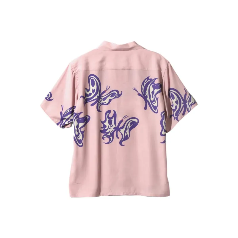 Needles KAE TANAKA Collaboration SS25 Shirt Unisex Pink-1