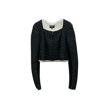 CHANEL 21N Jackets Coats Women's Black