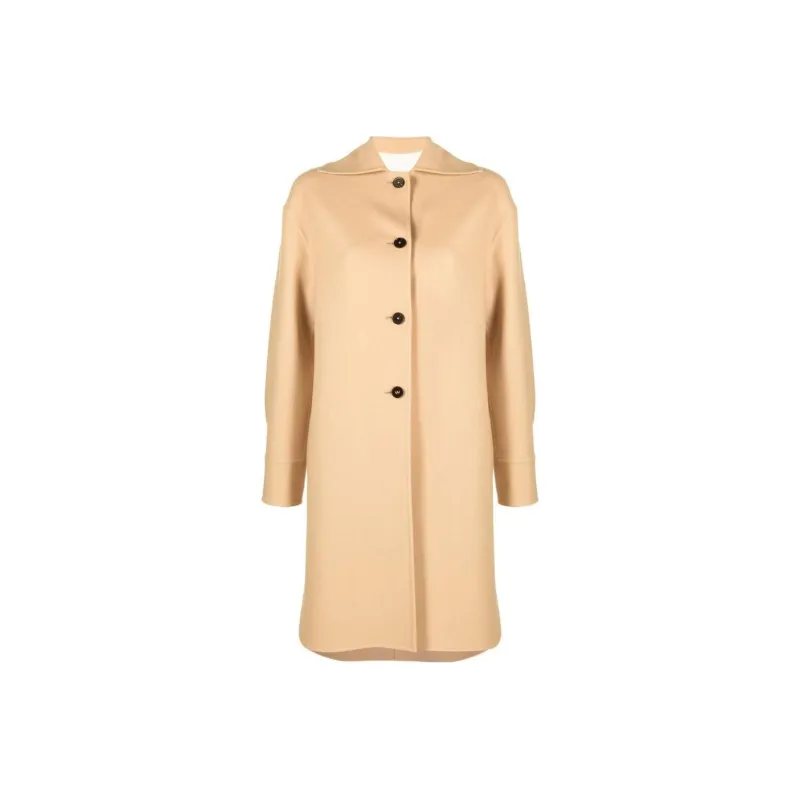 JIL SANDER Single-Breasted Oversized Coat-0