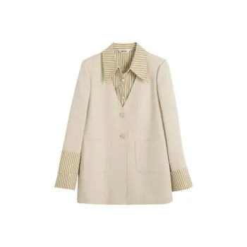 Olrain Business Suits Women's Light Apricot