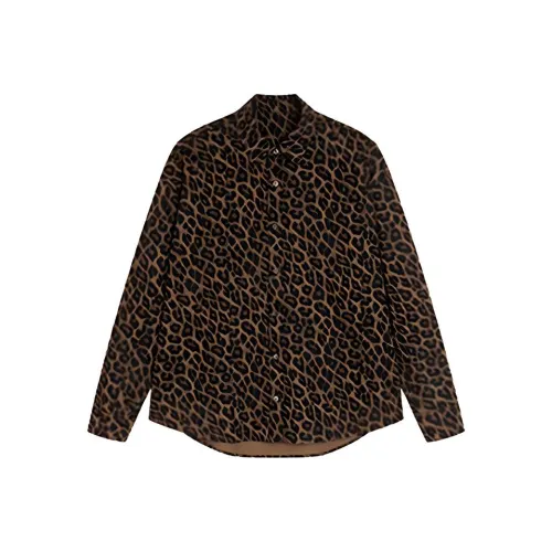 TENNE GIRL Jackets Coats Women's Leopard Print