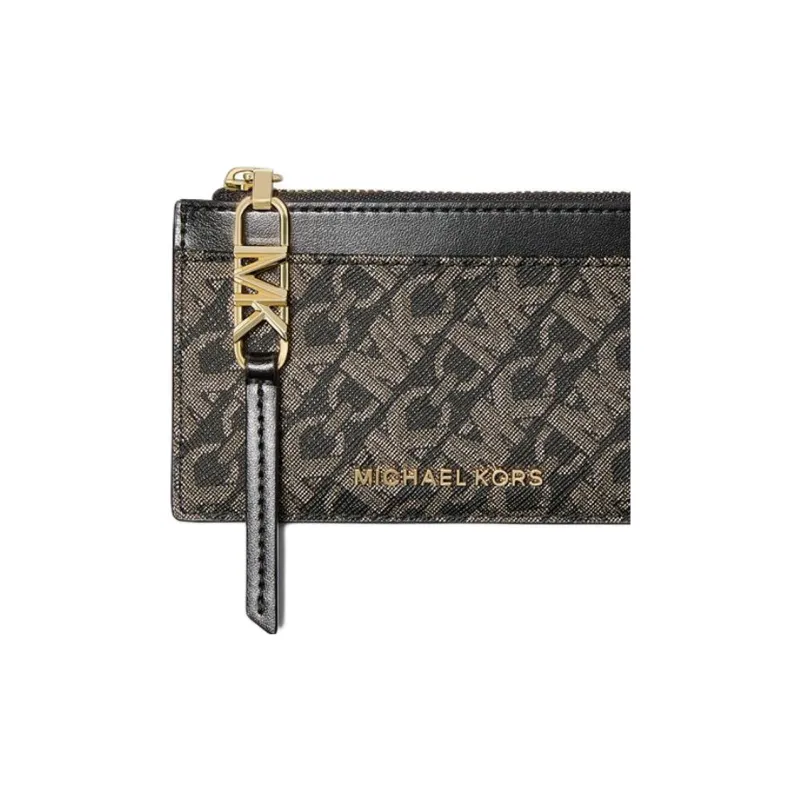 MICHAEL KORS Empire Small Metallic Card Case-4