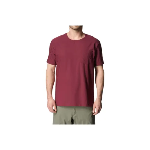Houdini T Shirt Men's Red Wine Red