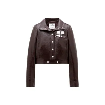 COURREGES Reedition Vinyl Jacket 'Burgundy'
