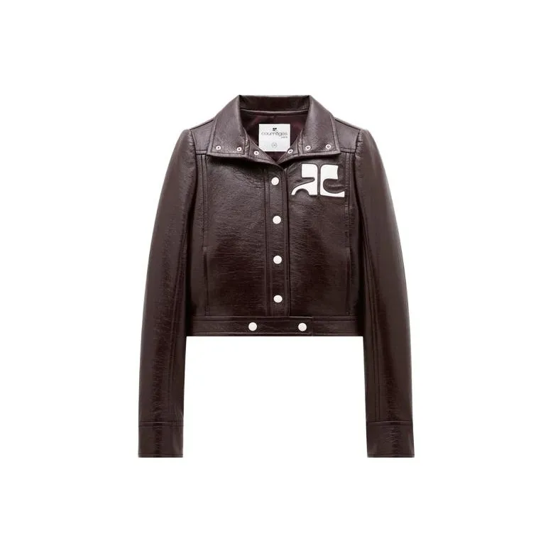 COURREGES Reedition Vinyl Jacket 'Burgundy'-0