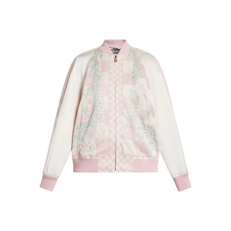 VERSACE Barocco print Bomber Jacket-0