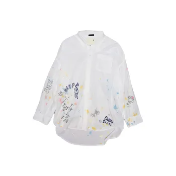 R13 Paint splatter Shirt