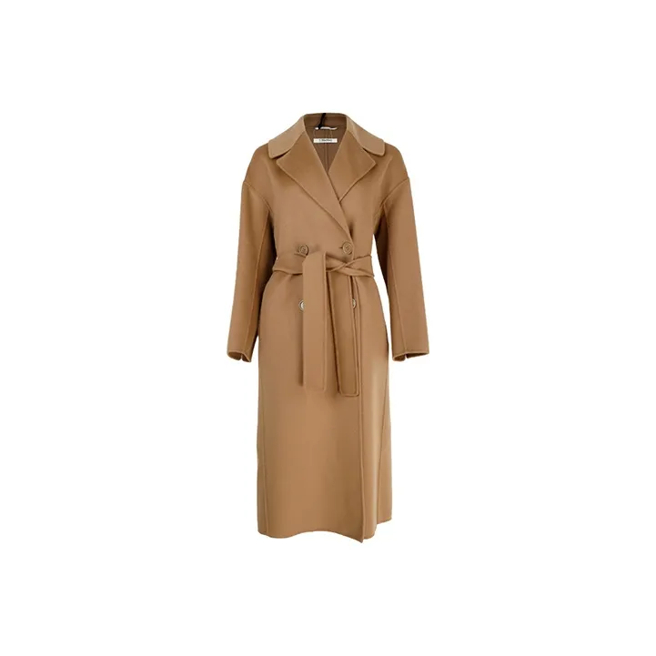 'S MAX MARA Belted Long Sleeved Coat-0