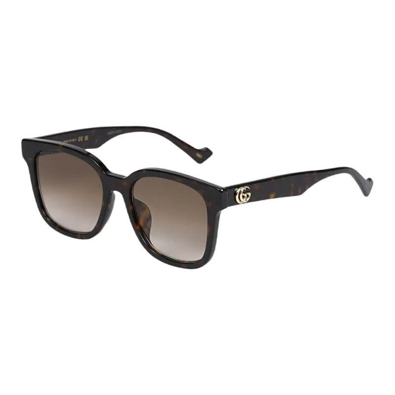 GUCCI Plate Frame Square Sunglasses Unisex-4