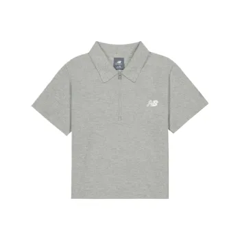 New Balance Polo Shirt Women's Medium Gray