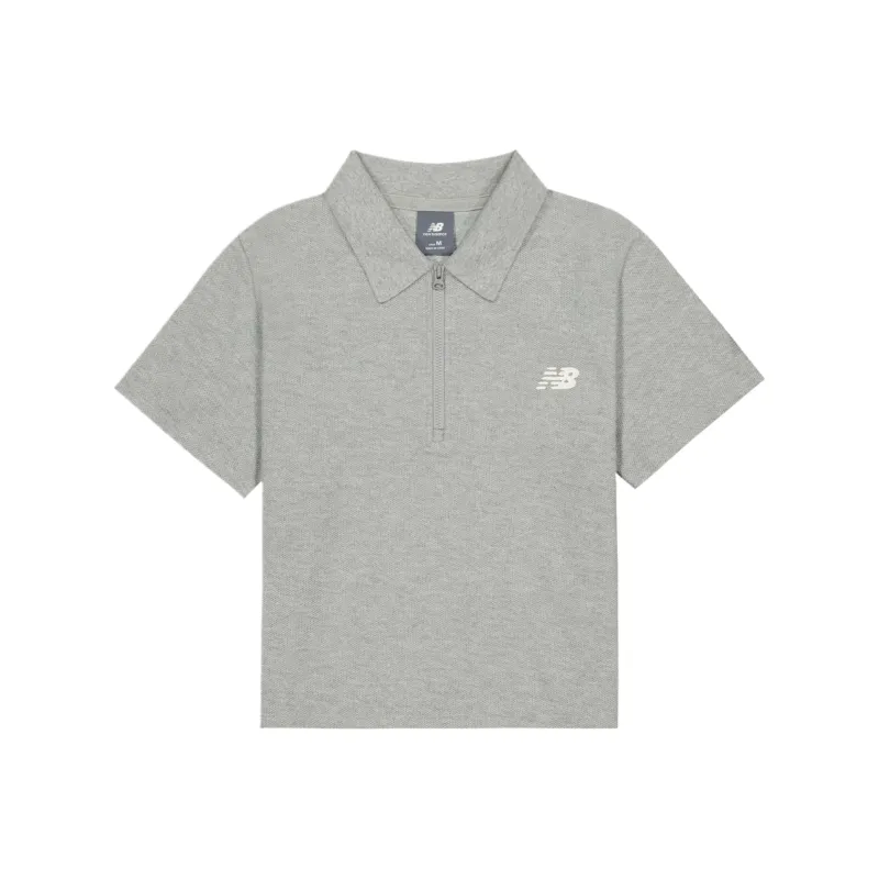 New Balance Polo Shirt Women's Medium Gray-0