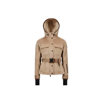Moncler Down Jacket Women's Light Brown