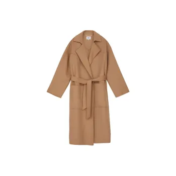 NANUSHKA Alamo Belted Midi Coat
