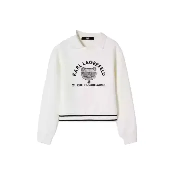 KARL LAGERFELD Golf Collection FW24 Sweatshirt Women's Ecru
