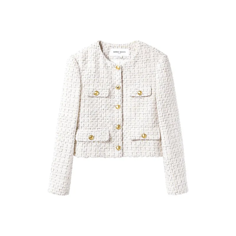 Miss Sixty Jackets & Coats Women's Ecru-0