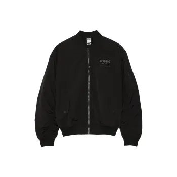 Victoria's Secret PINK Parachute Bomber Jacket/Pure Black Jackets Coats Women's Pure Black