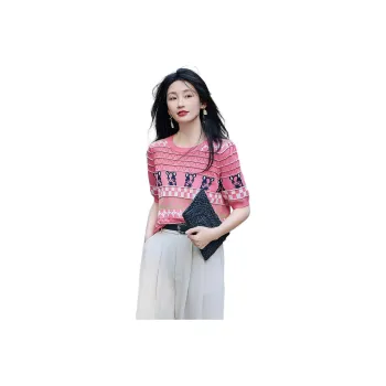 【dme】 Knitwear Women's Honey Powder
