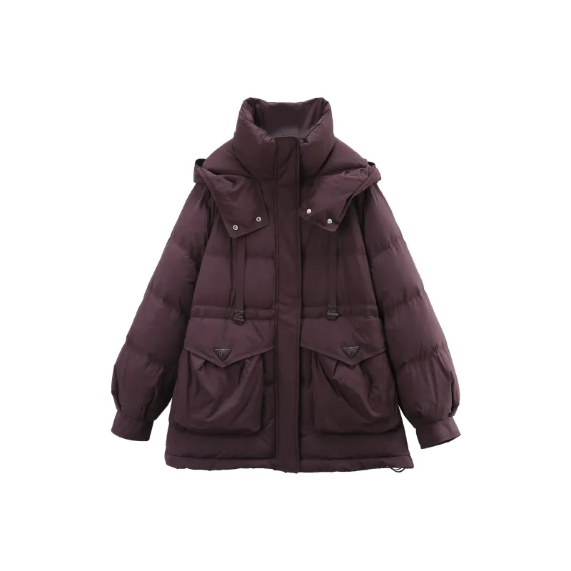 A Paradise For Awakening Down Jacket Women's Purple-0