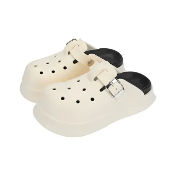 Warm Edge Women's Summer Vintage Fashion Platform Height Increasing Indoor Home Women's Closed Toe Slippers