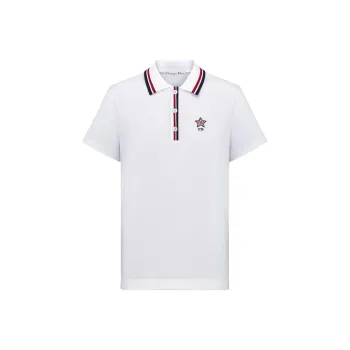 DIOR SS25 Polo Shirt Women's White