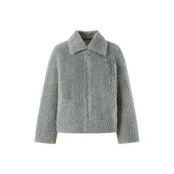 GIORZIO Coat Women's Green Gray