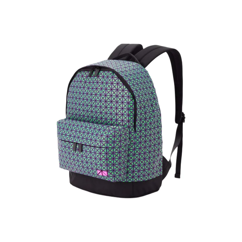 ISSEY MIYAKE Kuro Polyurethane Backpack Unisex Green-1