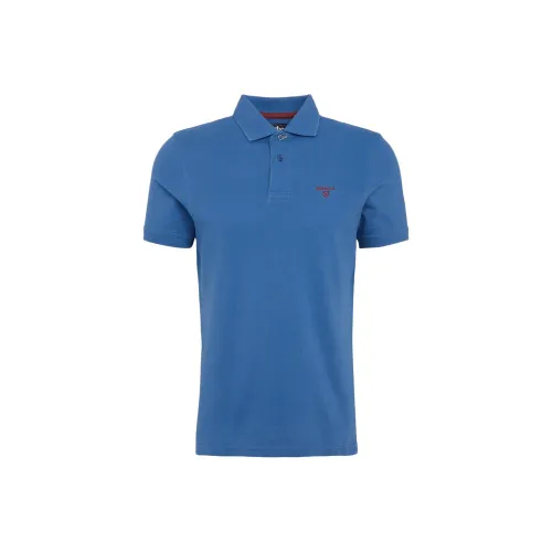 BARBOUR Polo Shirt Men's Federal Blue