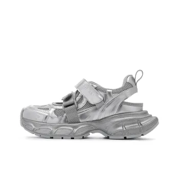 EBLAN Low Top Chunky Sneakers Women's Silver