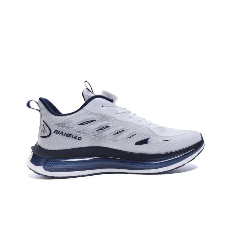 BIANSULONG Cushioning Rebound Abrasion Resistant Lightweight Breathable Slip Resistant Low Top Running Shoes Unisex-1