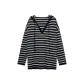 Preppy Black White Stripes