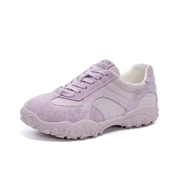 JOSINY Casual Shoes Women's Low Top Ecru/Light Purple